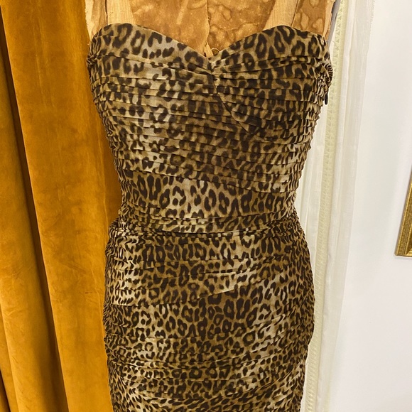 BCBGMaxAnzaria Cheetah Print Minidress - Picture 3 of 6